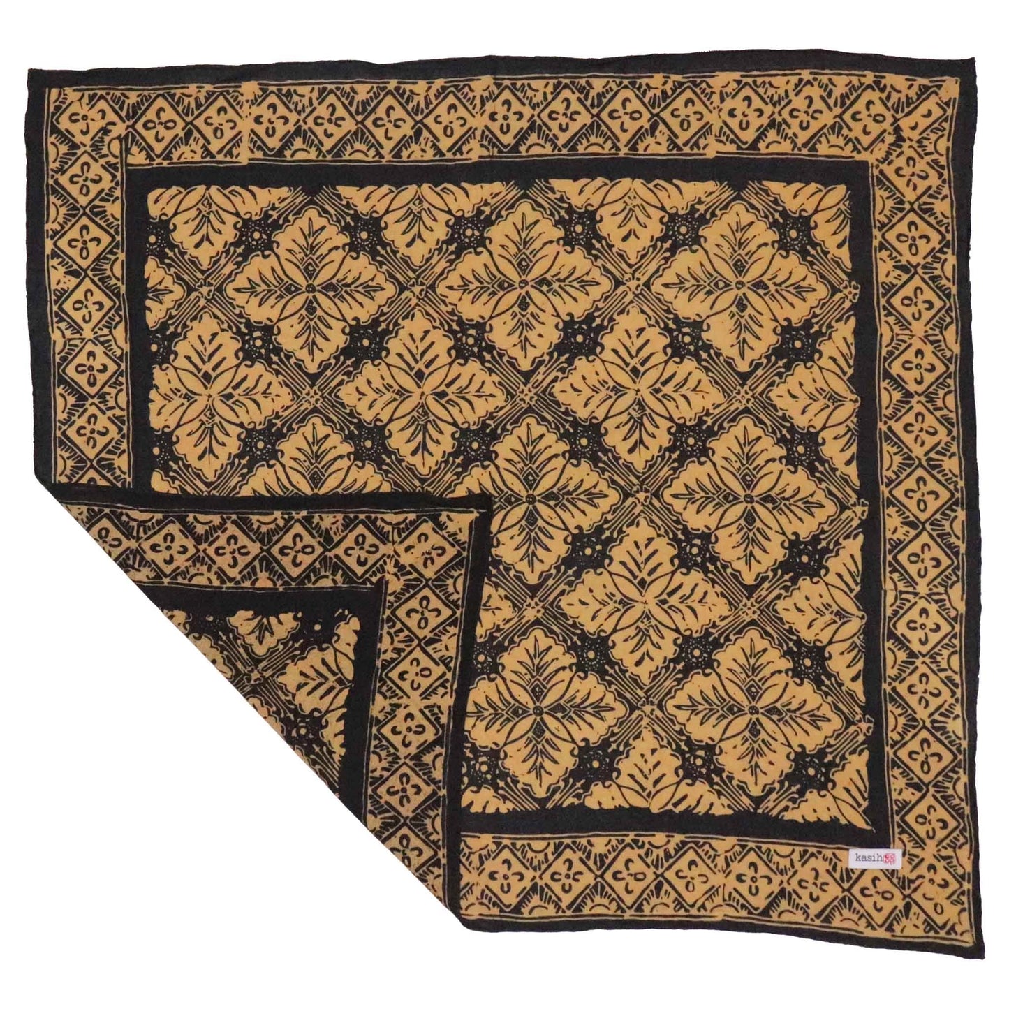 Batik Bandana - Mocha & Black