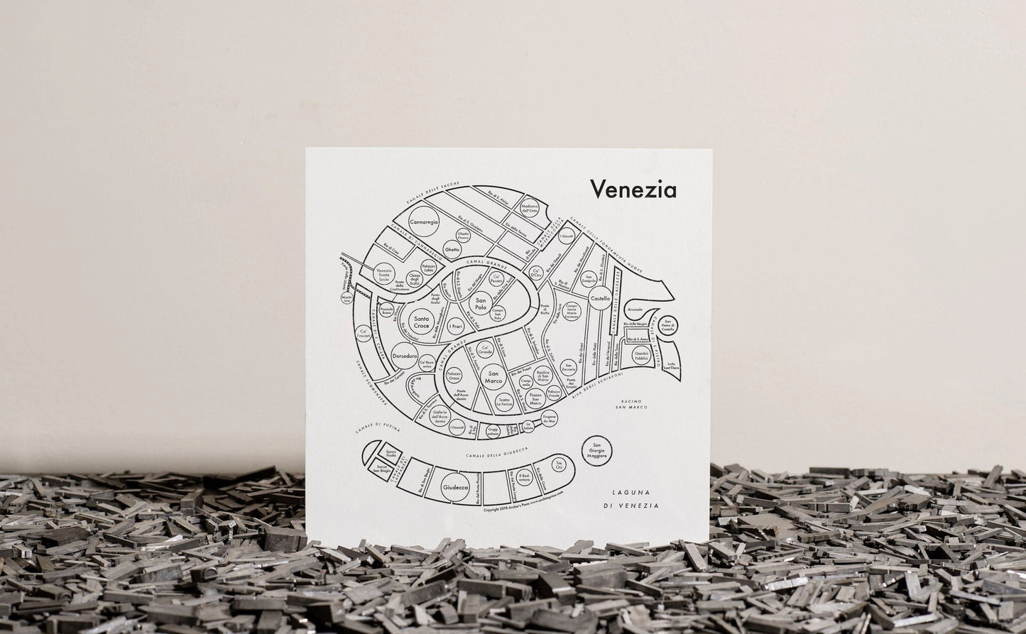Venezia Letterpress Print