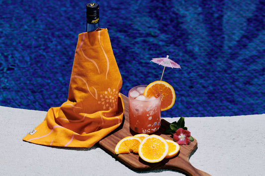 Waialua Linen Tea Towel - POG