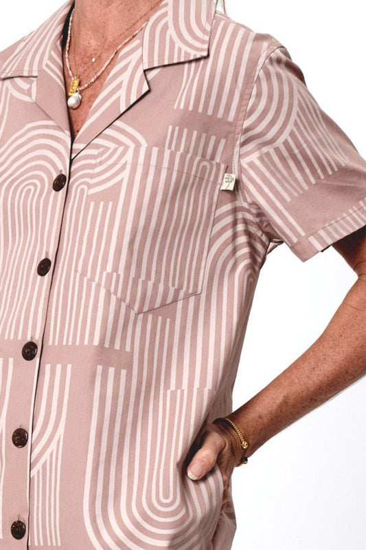 Downtown Shirt Dress - Arco Mocha Mousse