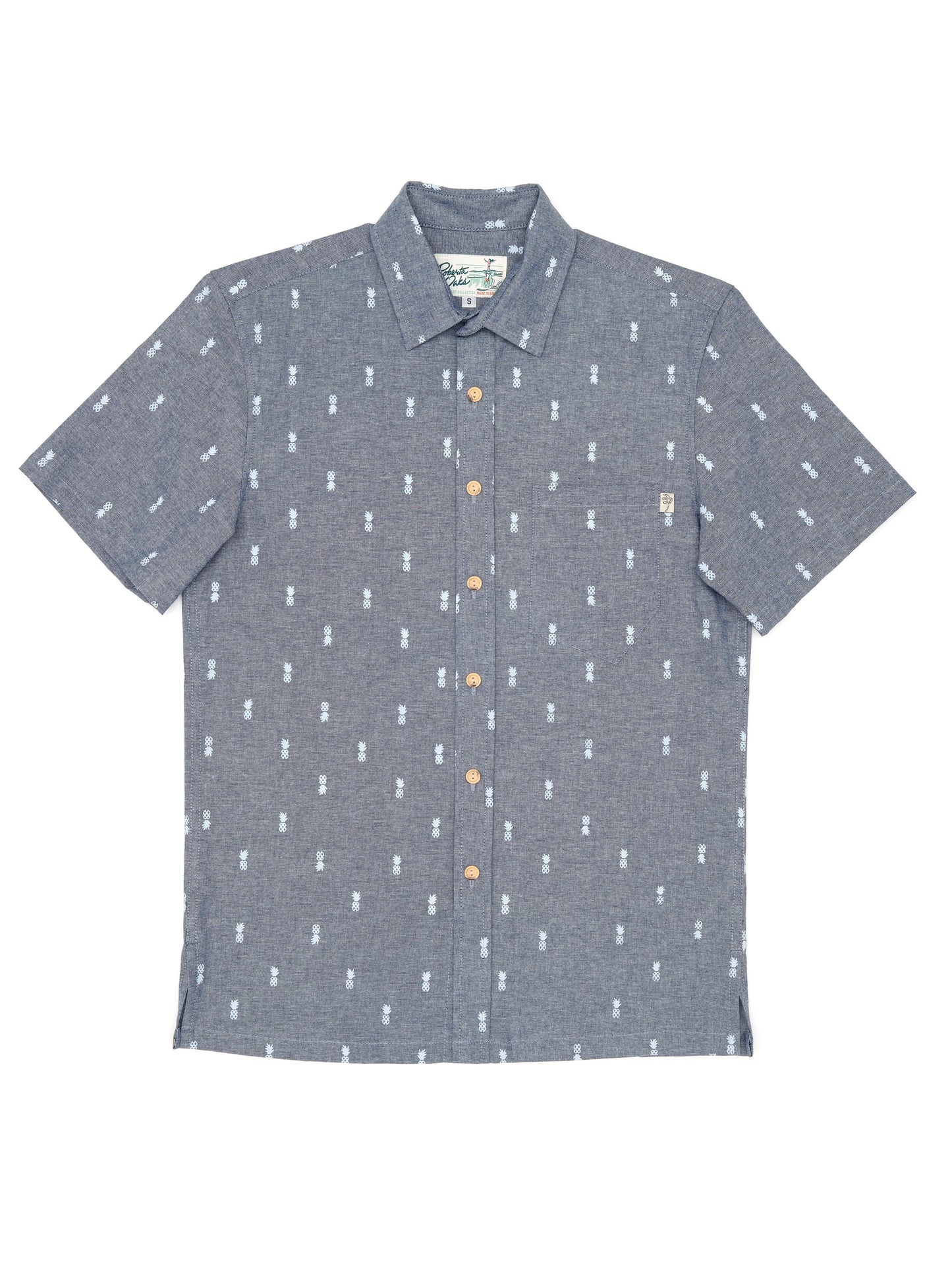 Pineapple Chambray - Blue
