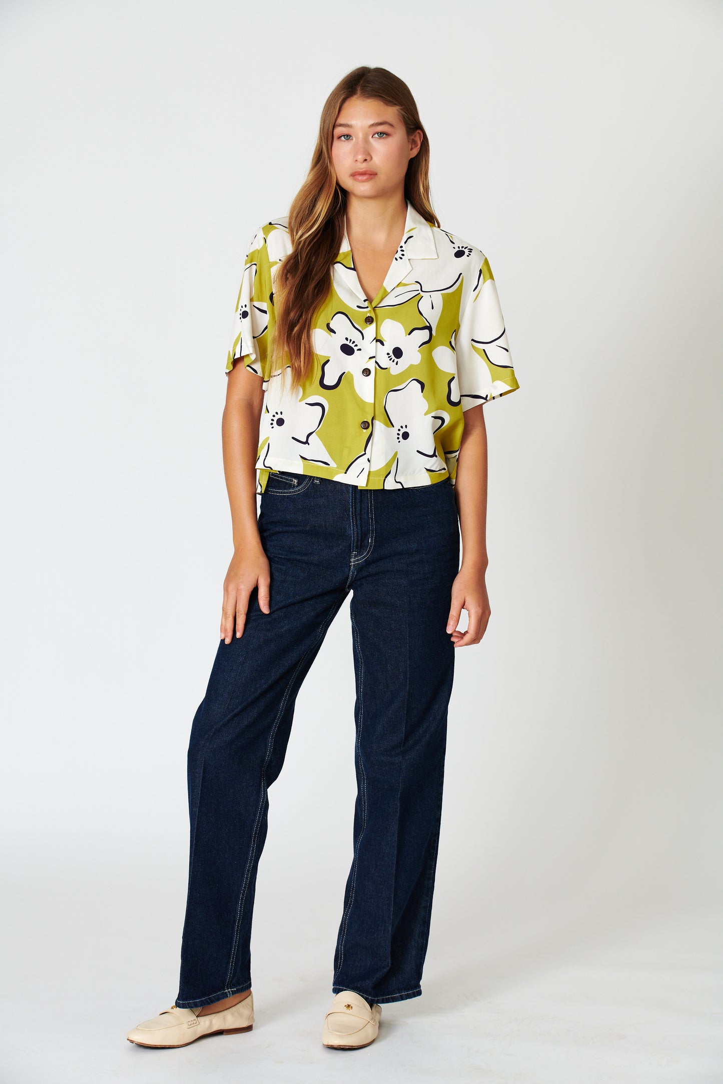 Magnolia Moss Ladies Camp Shirt