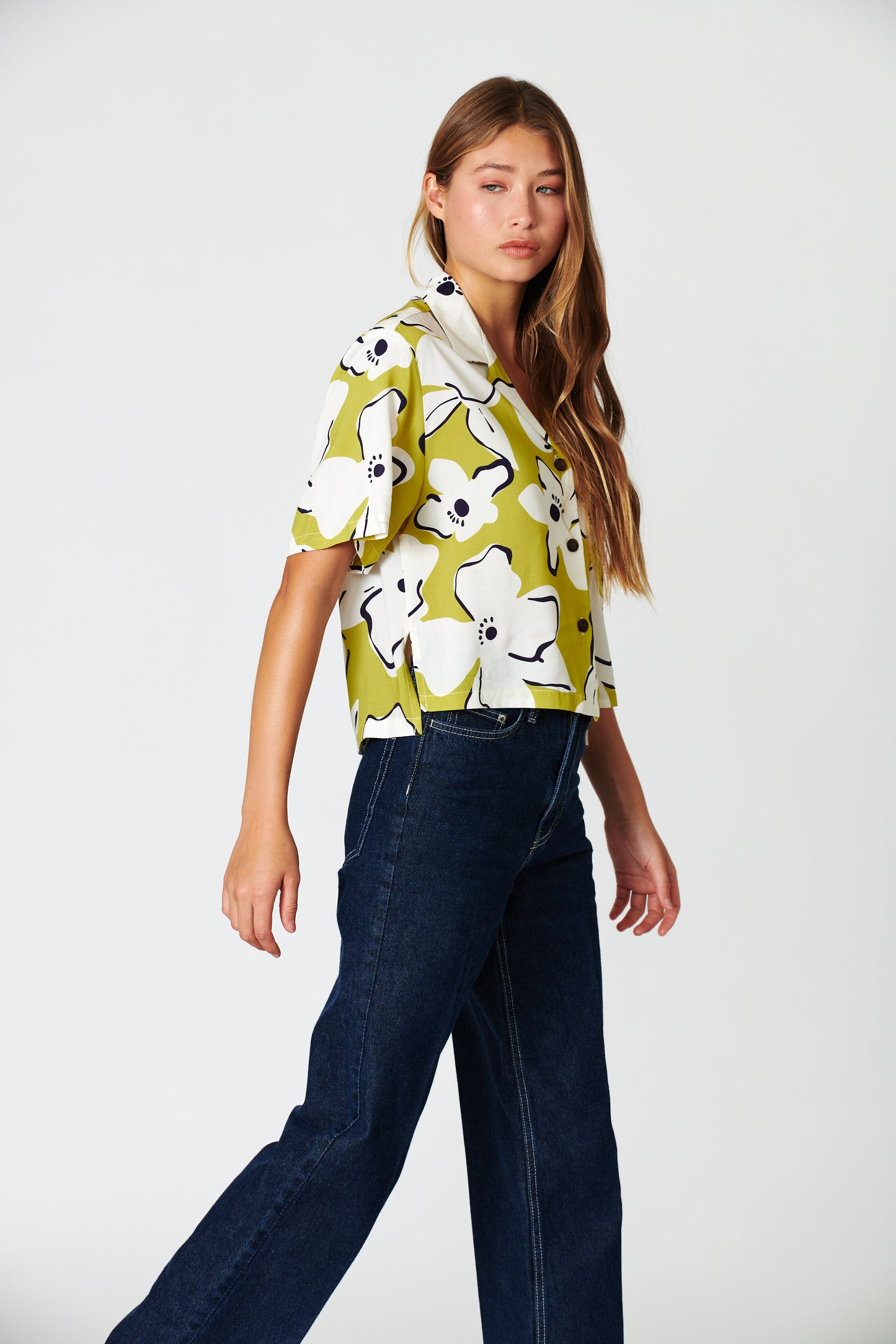 Magnolia Moss Ladies Camp Shirt