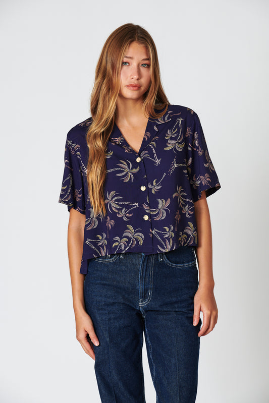 Trades Midnight Ladies Camp Shirt