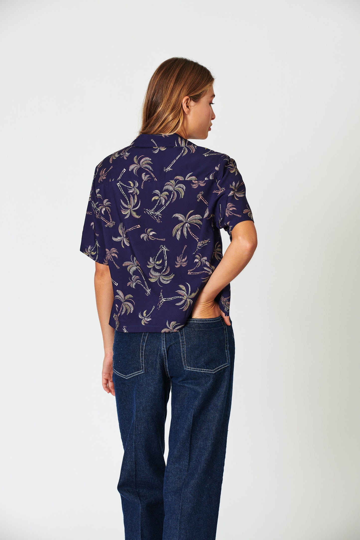 Trades Midnight Ladies Camp Shirt