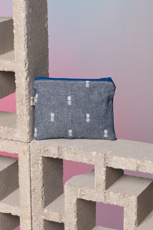 Corner Pouch - Breeze Block Copen