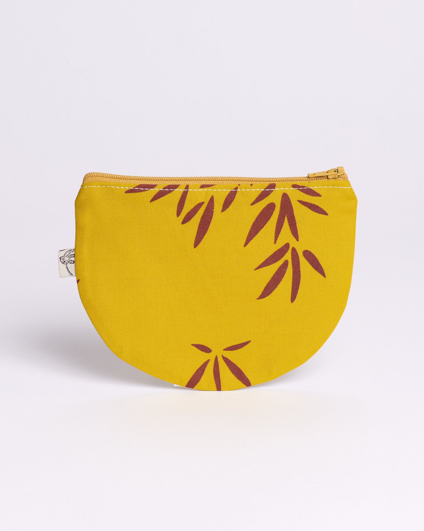 Half Round Pouch - Bamboo Antique Moss