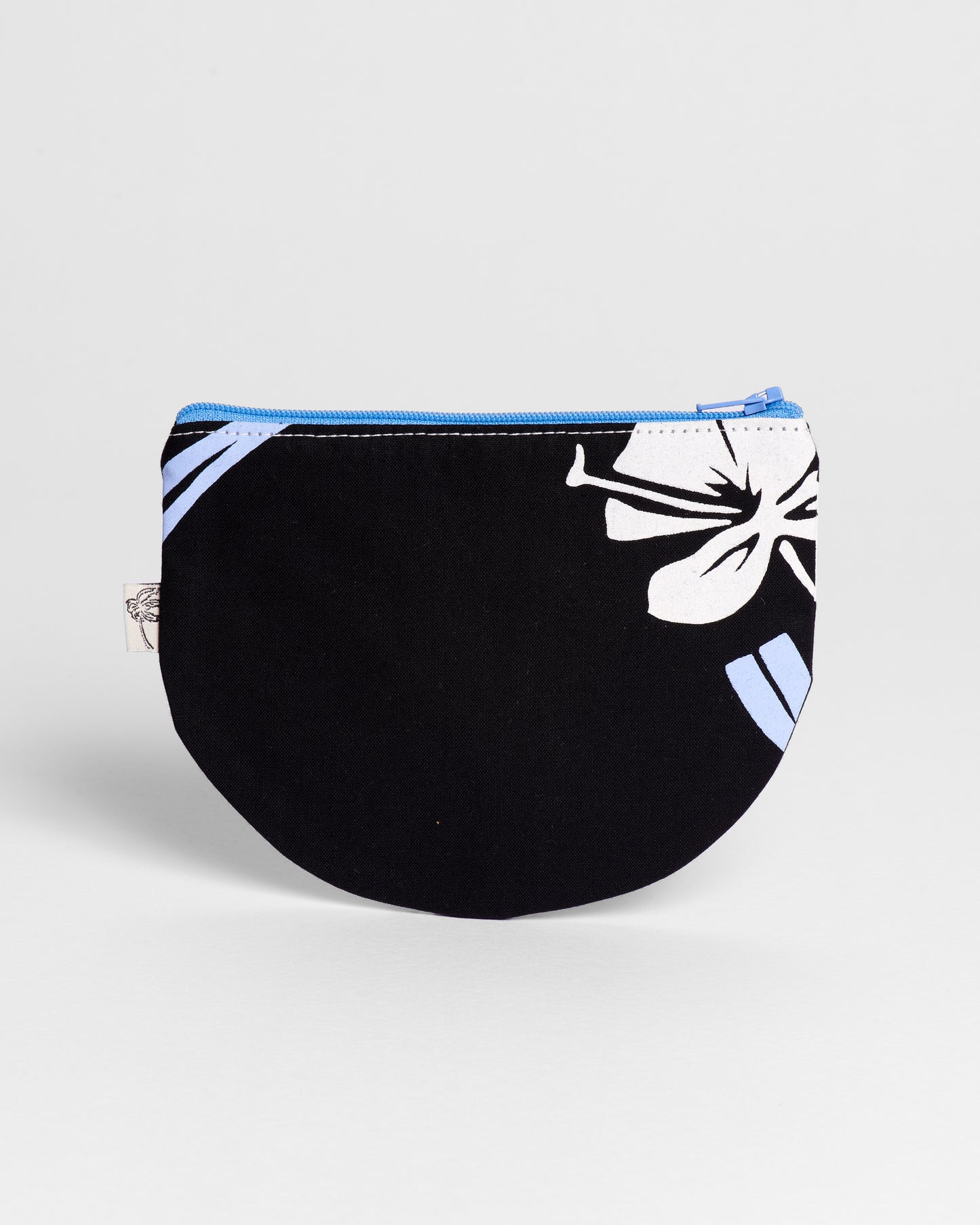 Half Round Pouch - White Ginger Black
