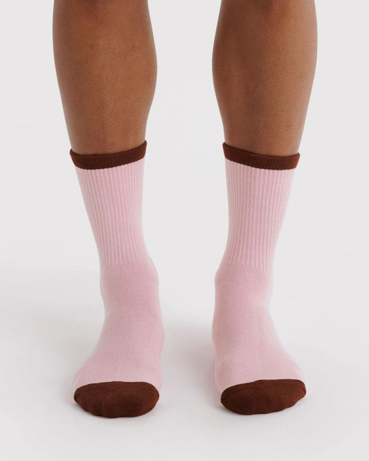 RIBBED SOCKS - BLUSH MIX