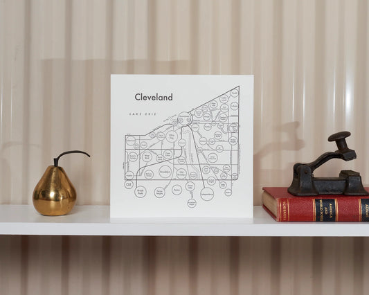 Cleveland Letterpress Print