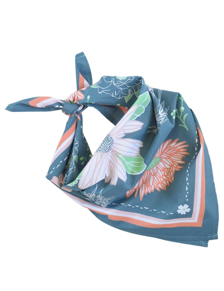 Bandana Calendula Blue