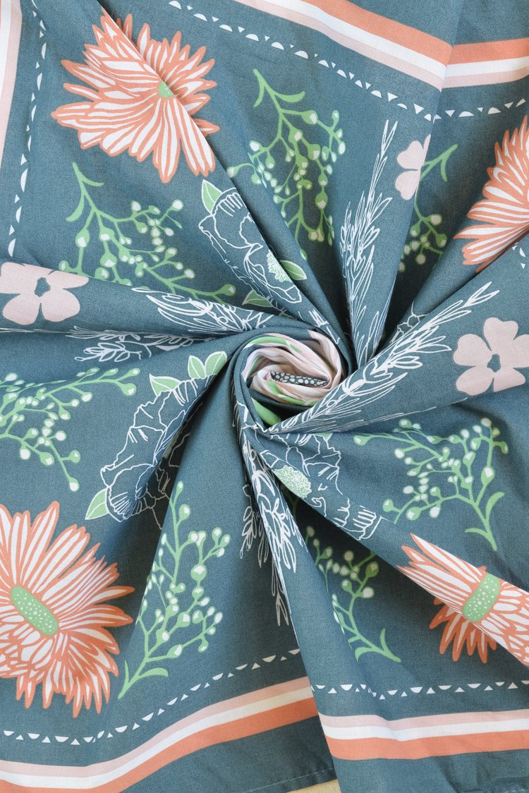 Bandana Calendula Blue