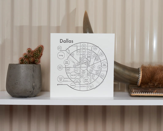 Dallas Letterpress Print