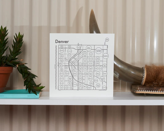 Denver Letterpress Print