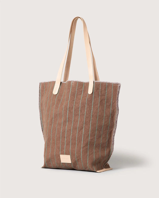 Hana Canvas Tote - Sea Clay
