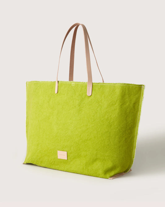 Hana Canvas Boat Bag - Kiwi