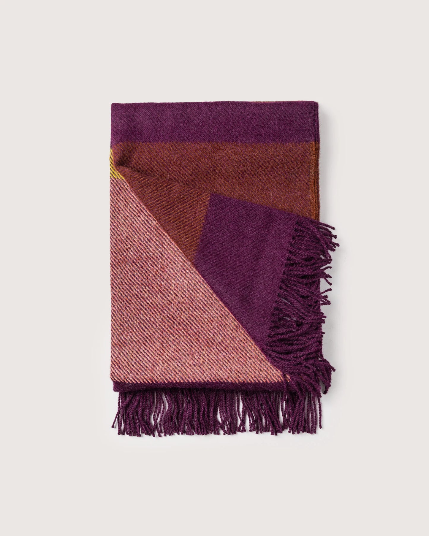 Haus Alpaca Throw - Spice Stripe