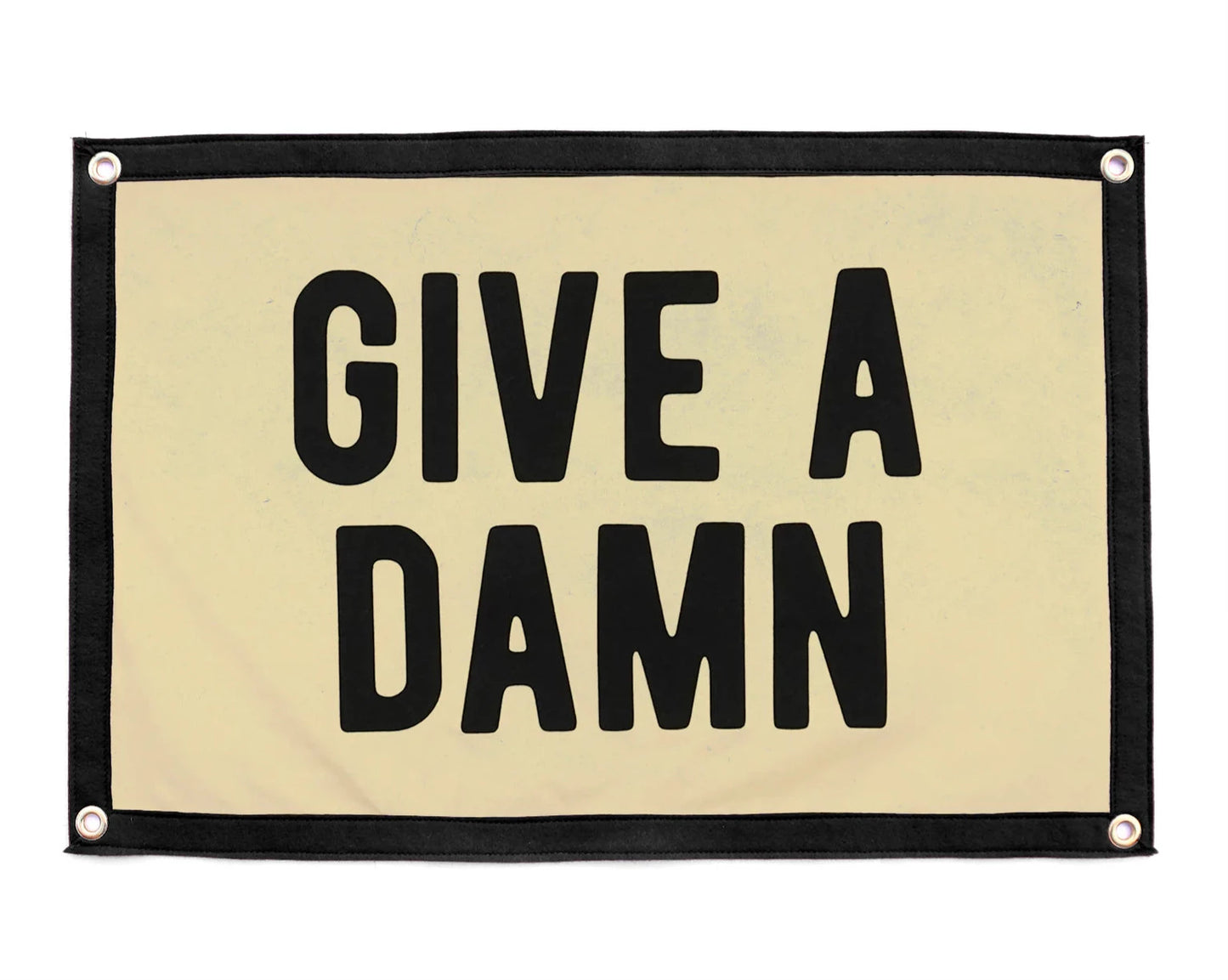 GIVE A DAMN CAMP FLAG