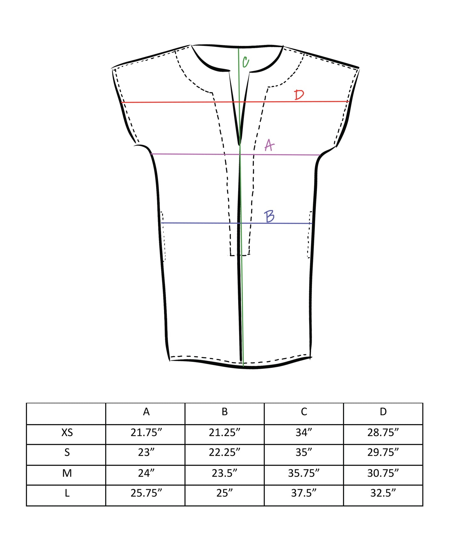 Mini Kaftan - Mod Volcano Sage