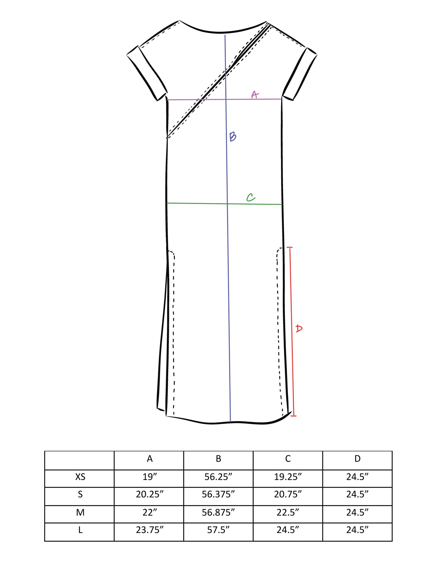 Modern Mu'umu'u - Woodblock Fern Moss