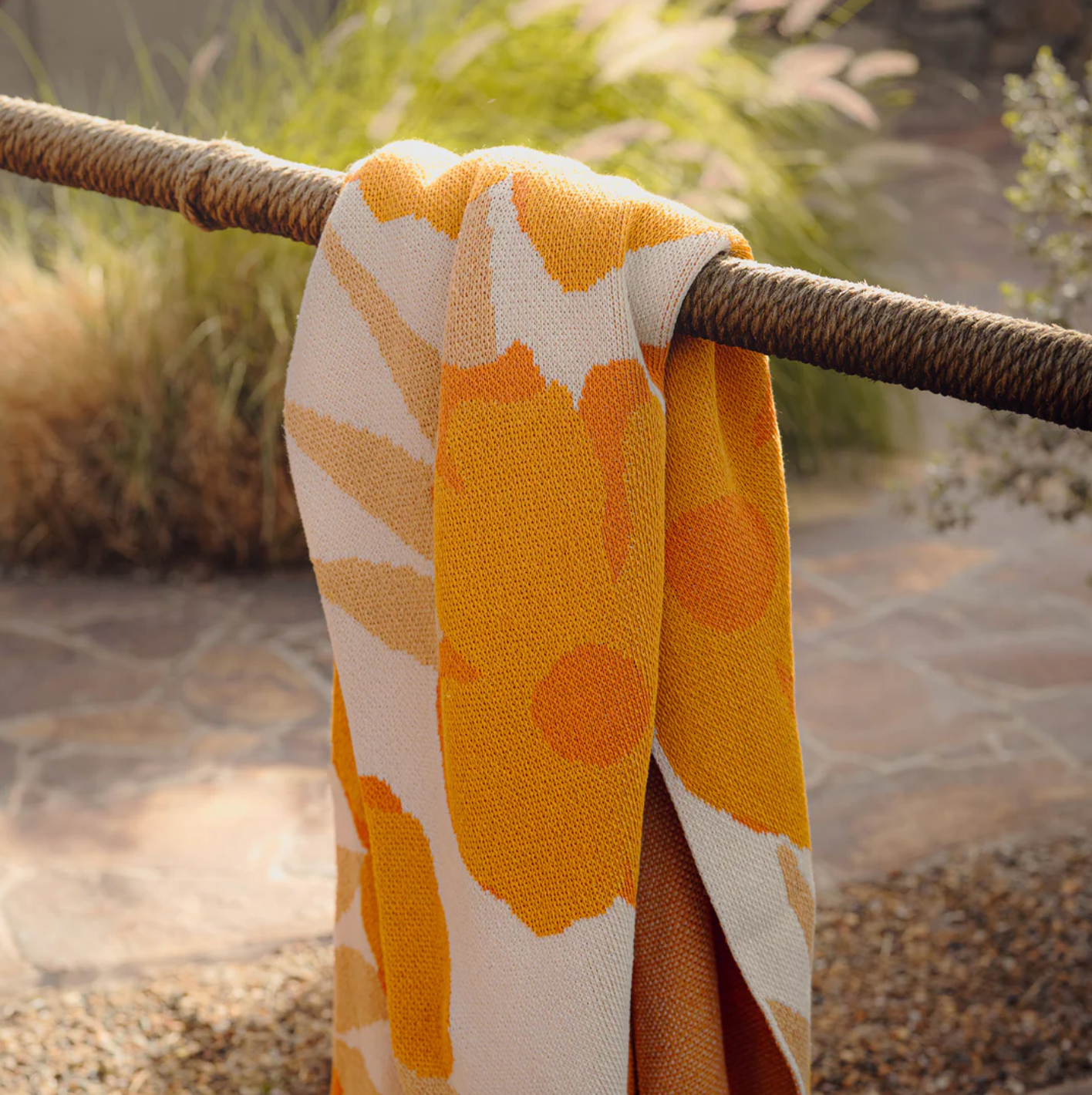 DESERT FLOWER THROW - CITRUS