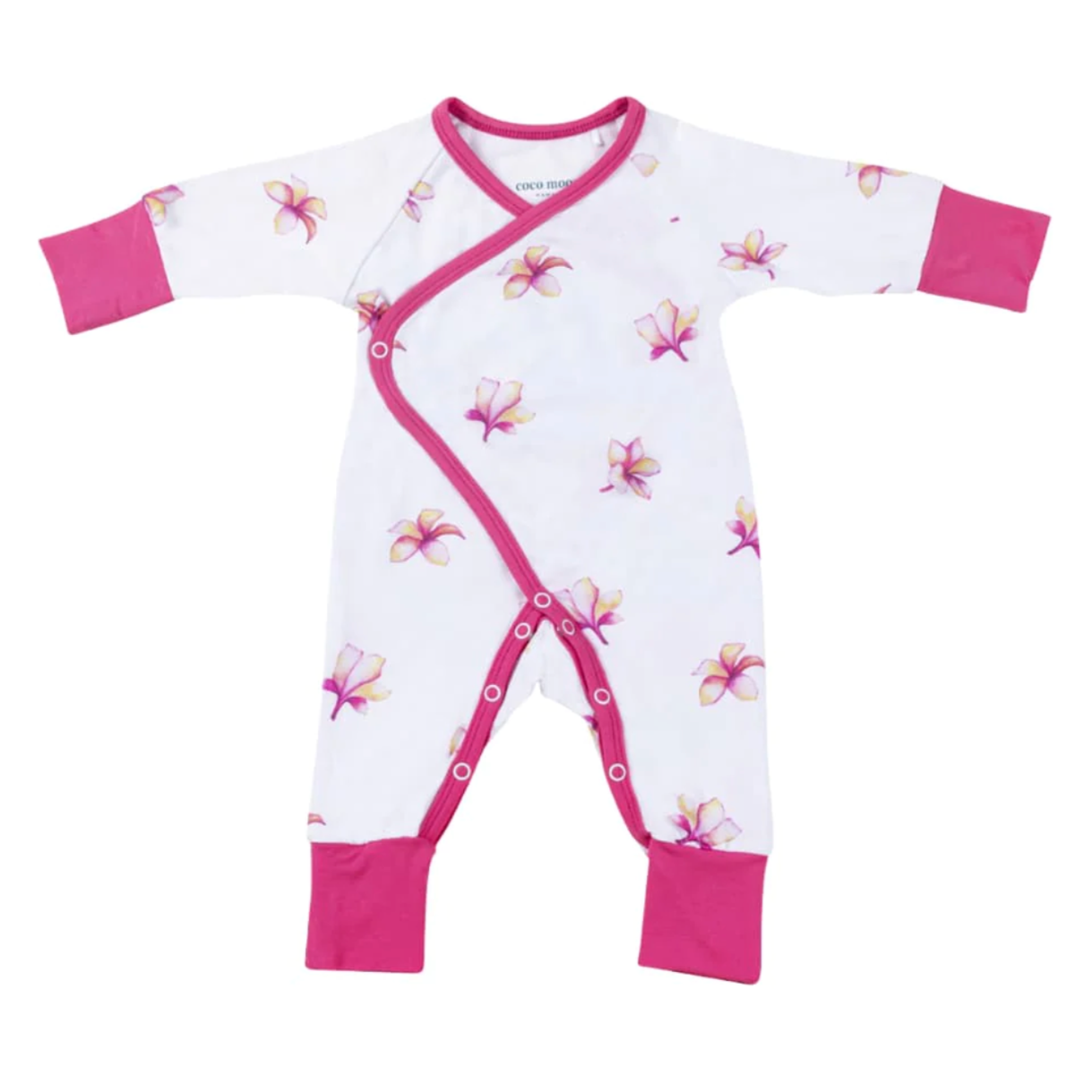 New Born Coverall - Plumeria