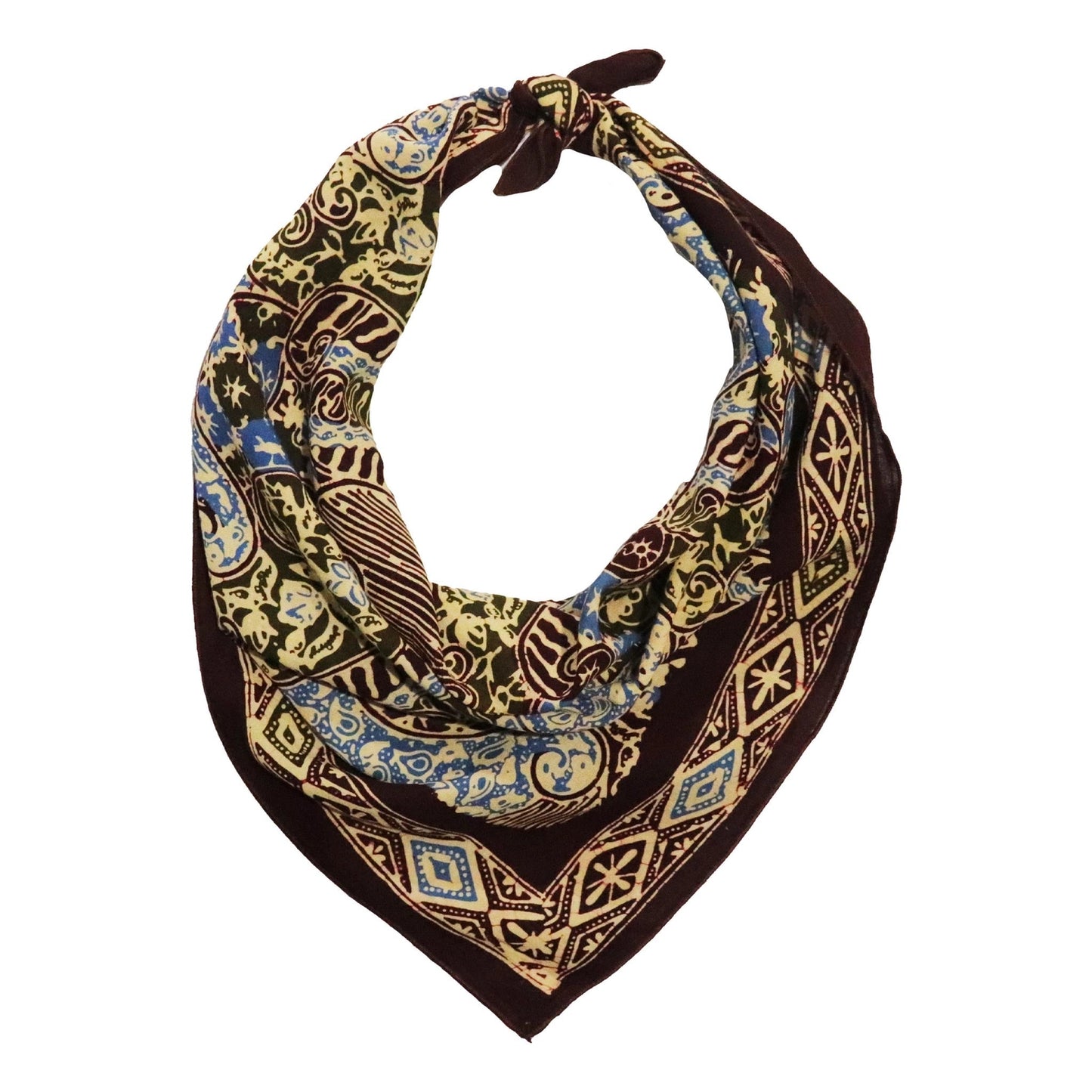 Batik Bandana - Mahogany Paisley