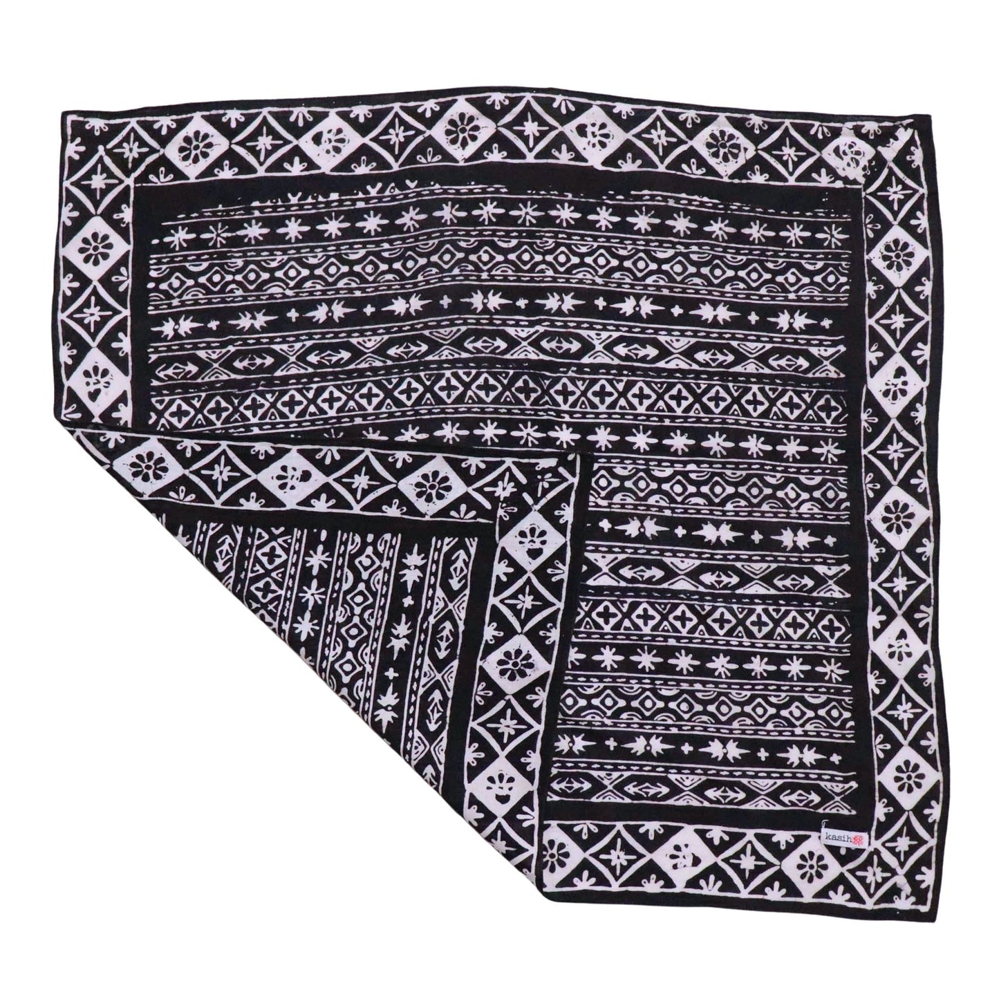 Batik Bandana - Black & White