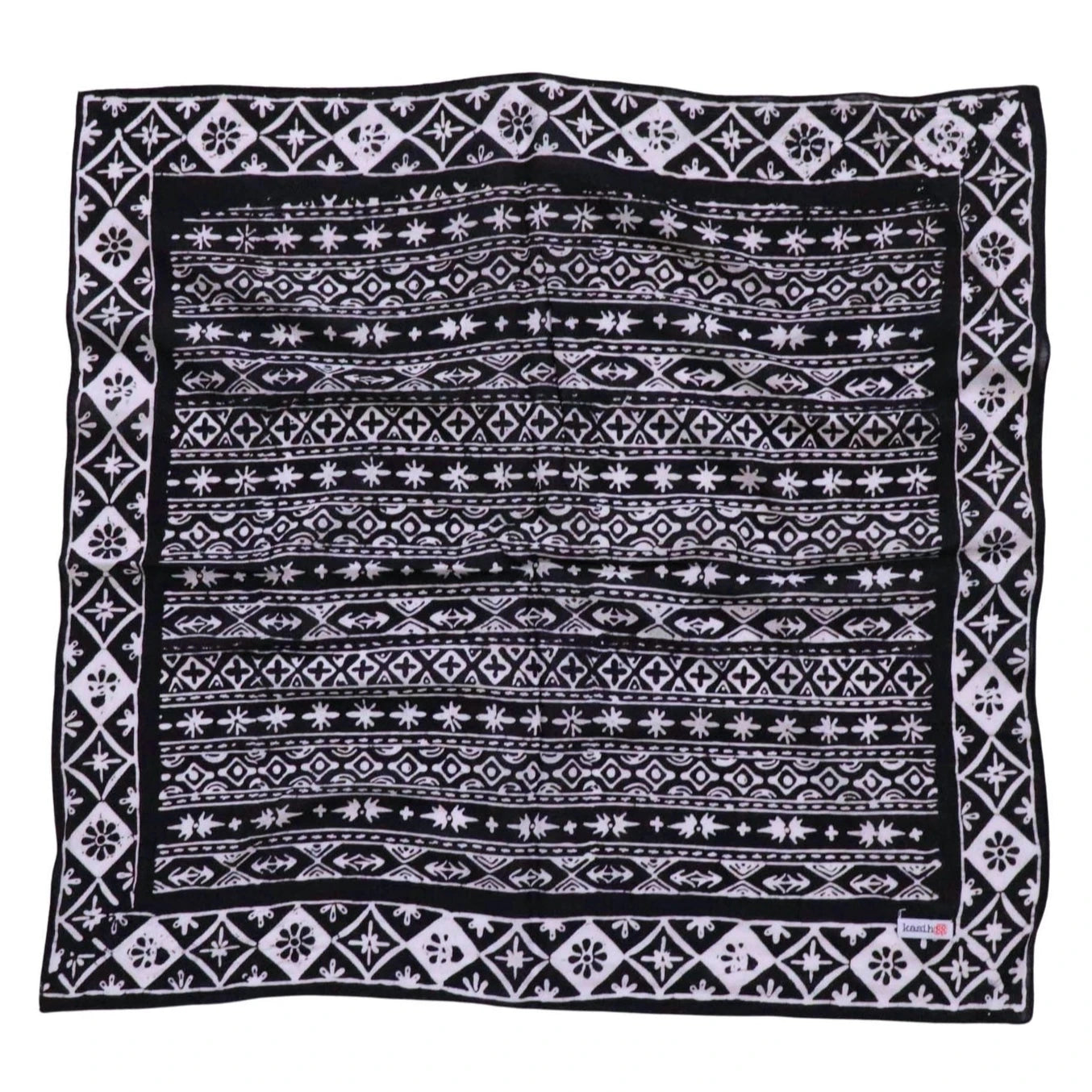Batik Bandana - Black & White