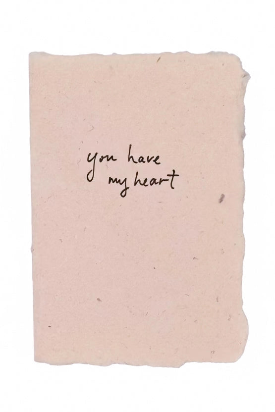You Have My Heart Card