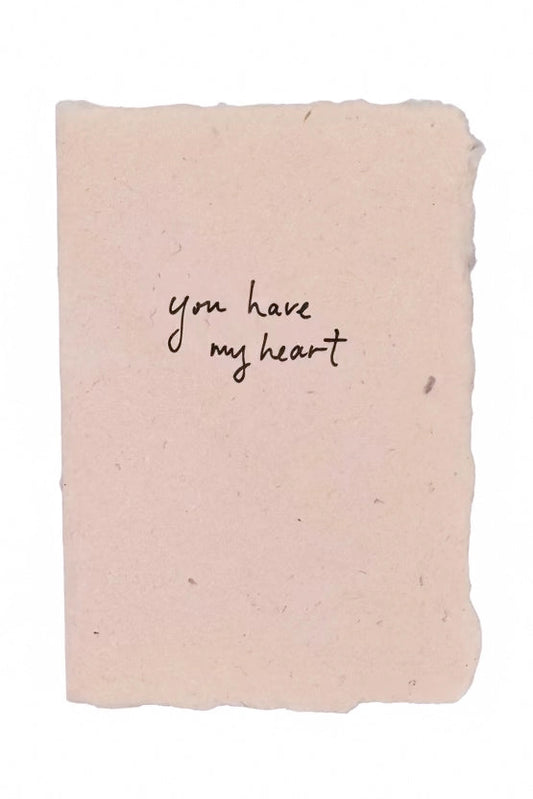 You Have My Heart Card