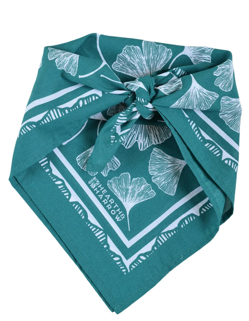 Bandana Ginkgo Leaf Green