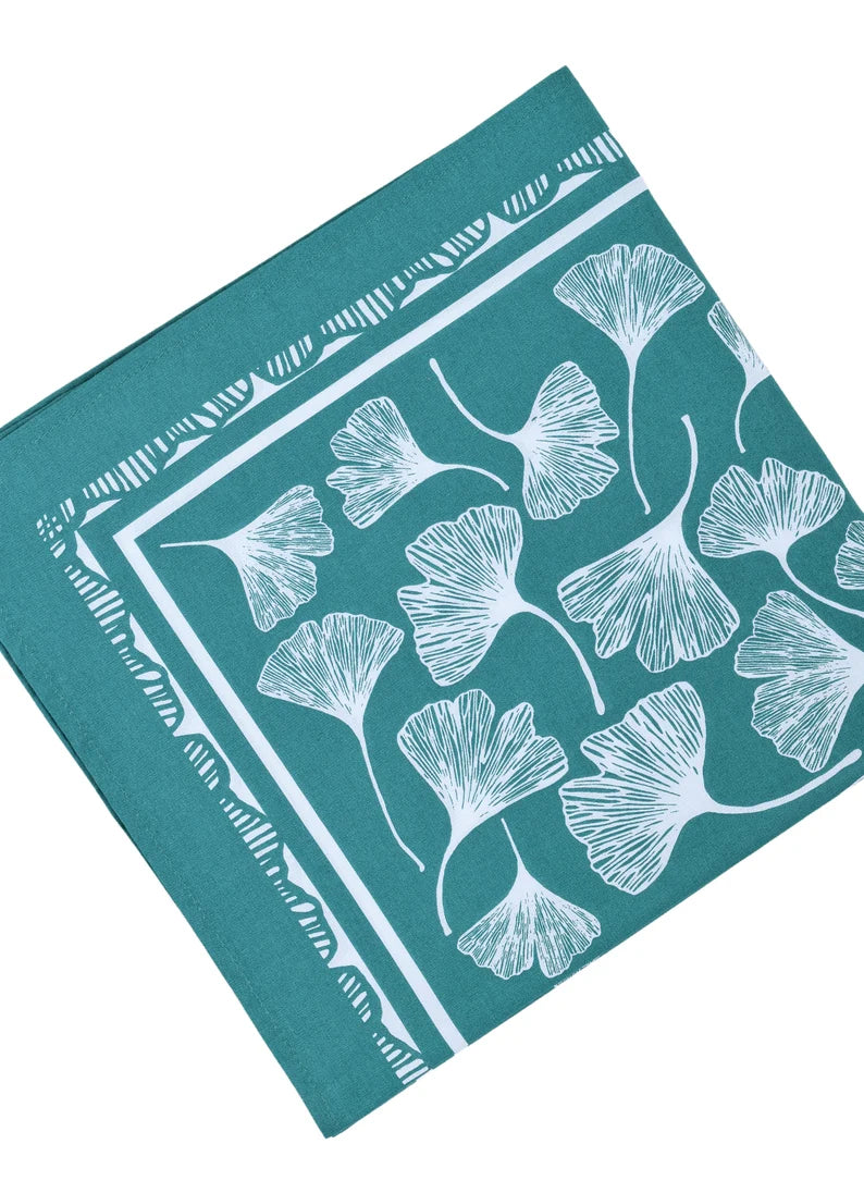 Bandana Ginkgo Leaf Green