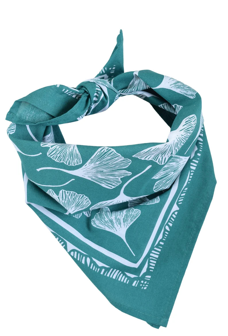 Bandana Ginkgo Leaf Green