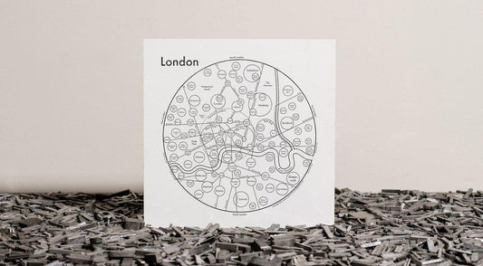 London Letterpress Print