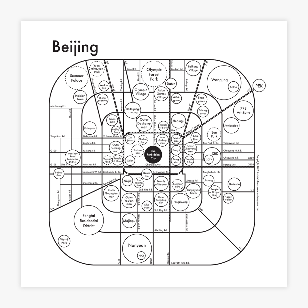 Beijing Letterpress Print