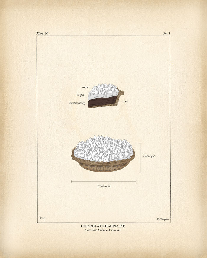 CHOCOLATE HAUPIA PIE - Lauren Trangmar