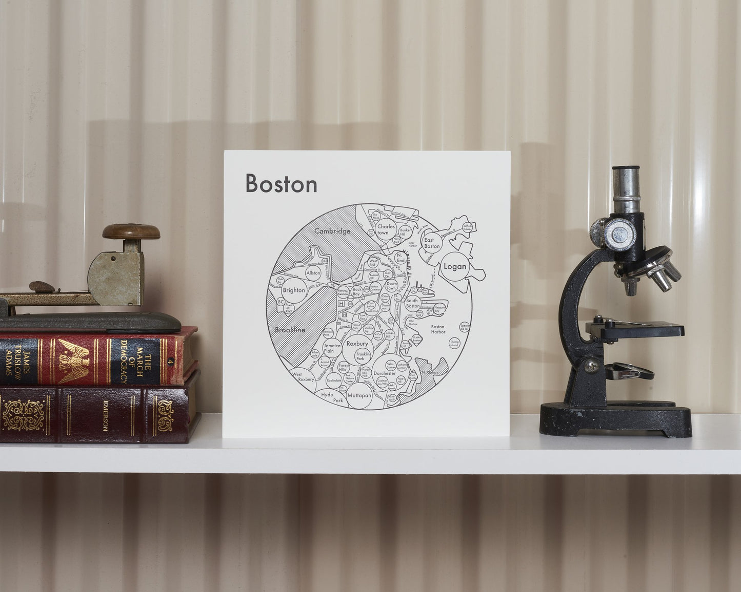 Boston Letterpress Print