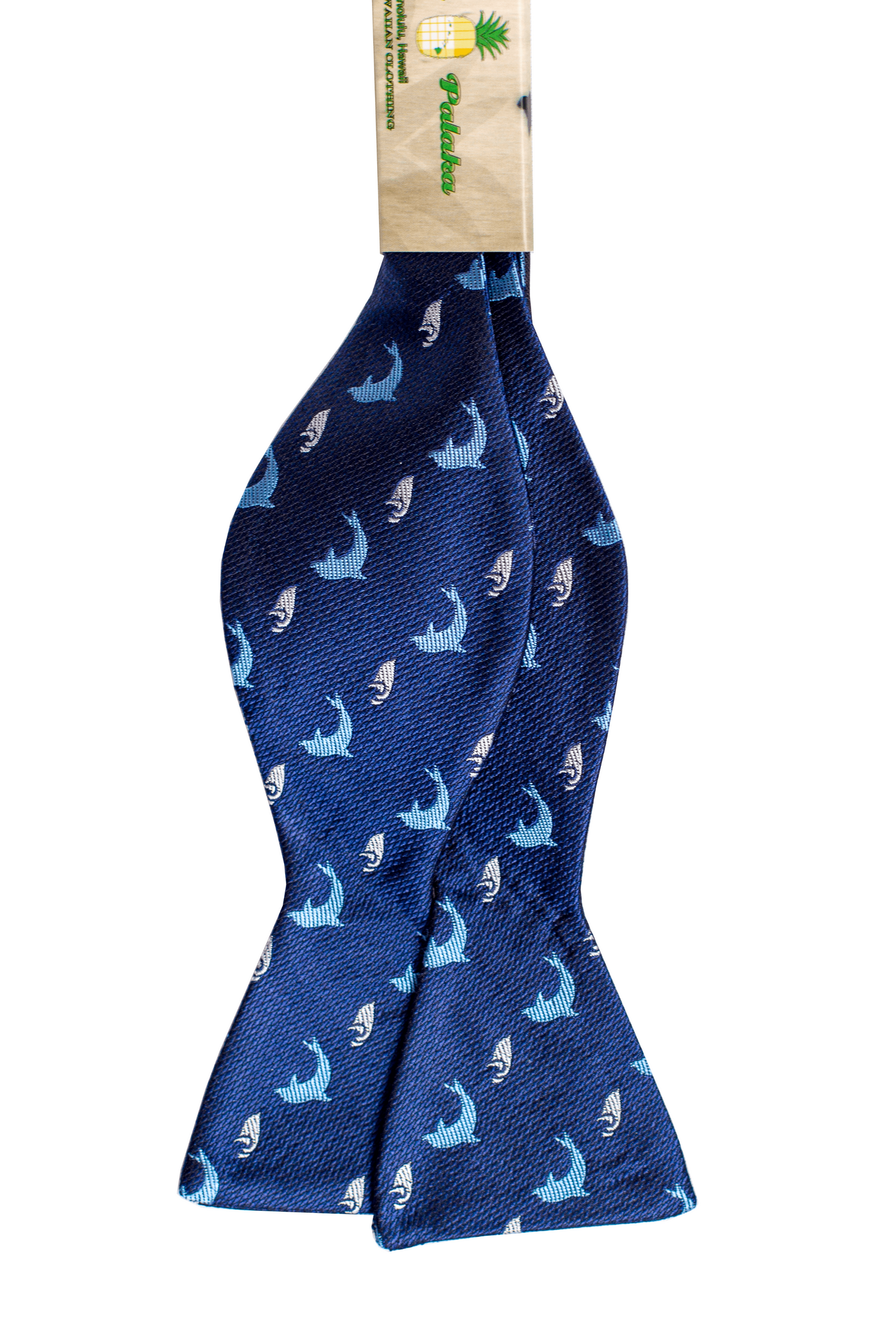 Nai'a Dark Blue Self-tie Bowtie