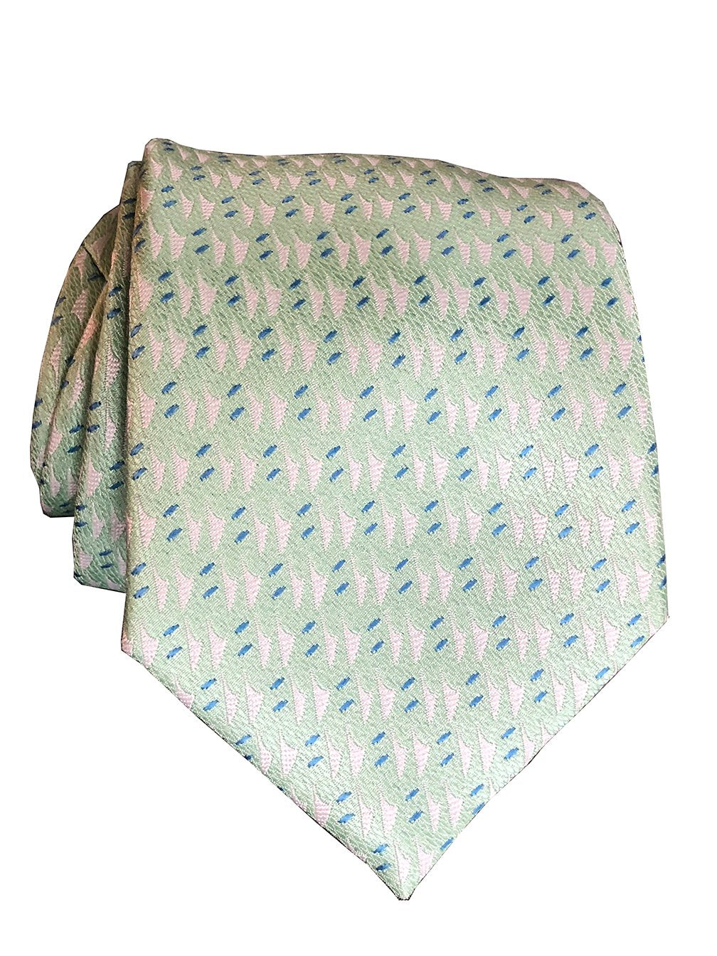 Hawaiian Voyage Mint Modern Tie