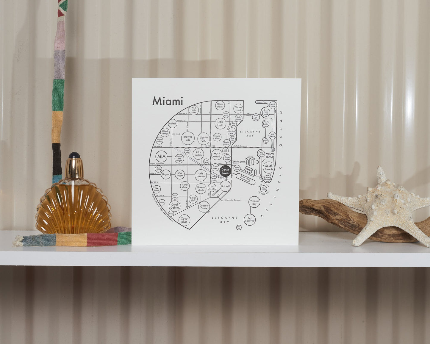 Miami Letterpress Print