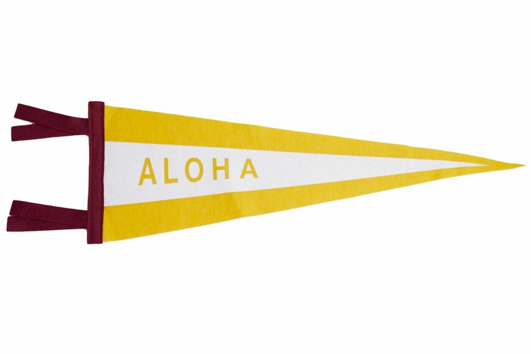 LARGE PENNANT - ALOHA