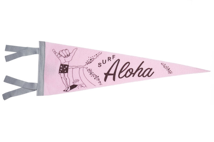 LARGE PENNANT - SURF ALOHA