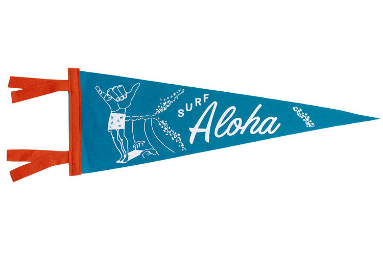 LARGE PENNANT - SURF ALOHA