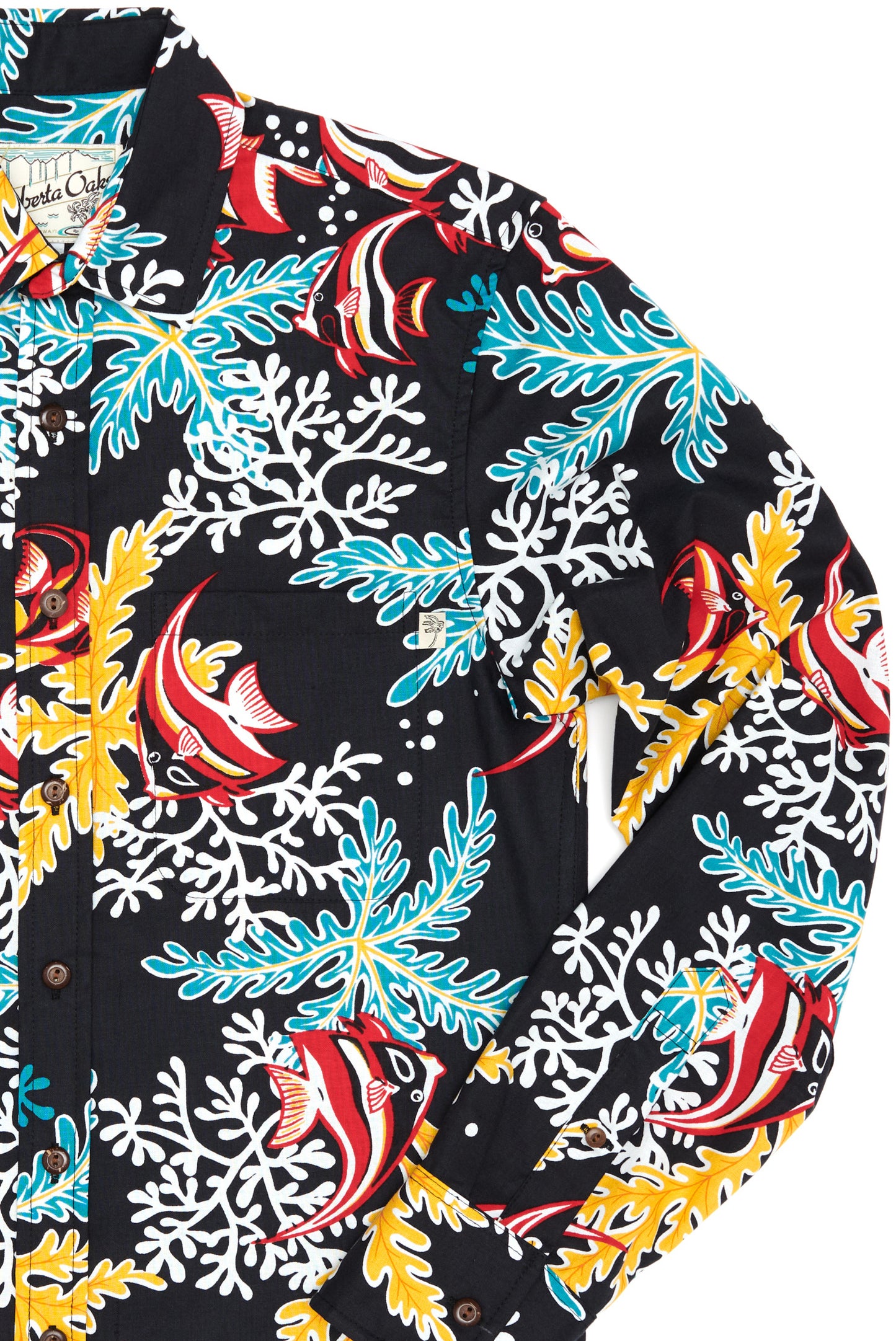 The Reef Black Long Sleeve - Vintage Series