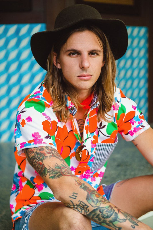 PS MENS BUTTON UP - MEDIUM