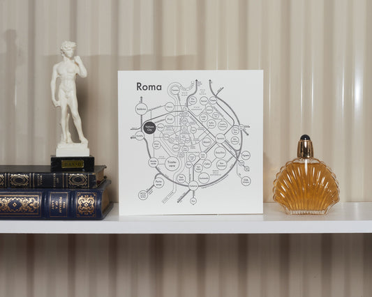 Rome Letterpress Print