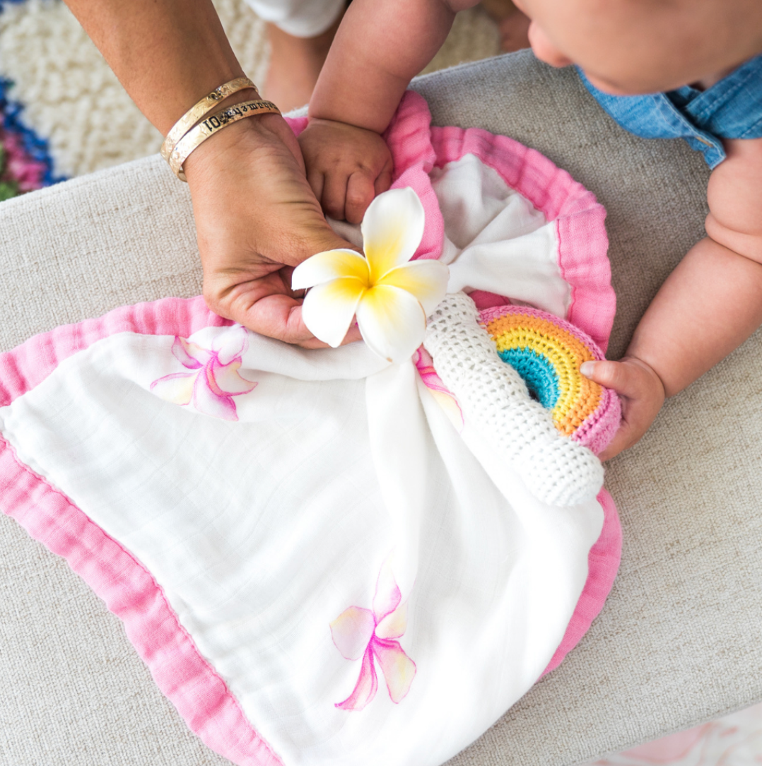 Security Blanket - Plumeria