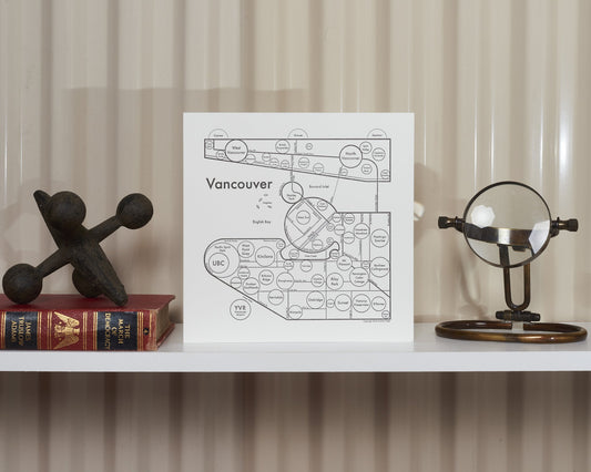 Vancouver Letterpress Print