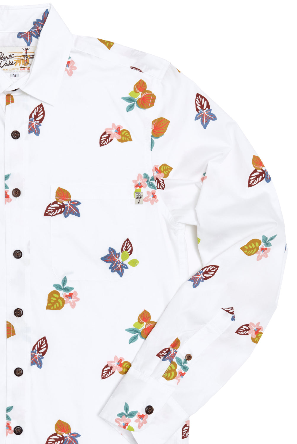 Orchid White Tropical Harvest Long Sleeve